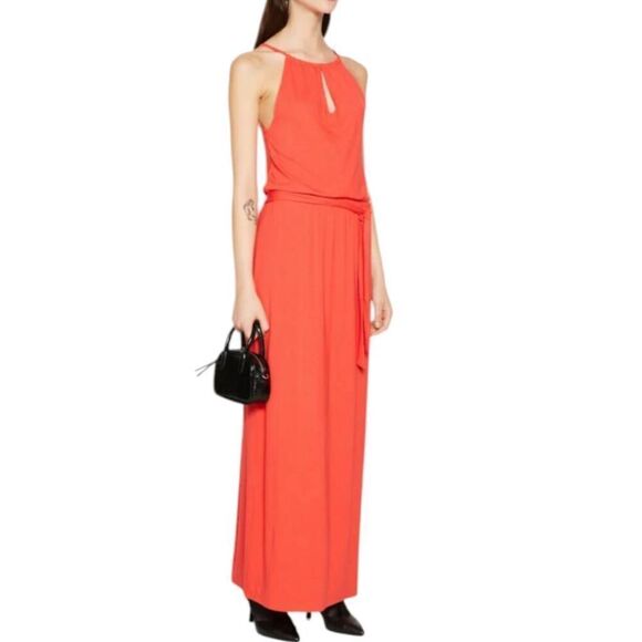 BAR III ORANGE KEY HOLE MAXI DRESS SZ.M EUC. - Picture 1 of 9